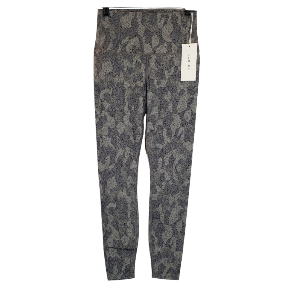 Varley Teca Luna Legging 7/8 Length Gray Activewear Size Small